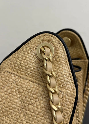 Borsa a tracolla classica multiuso in pelle sintetica effetto grano, con tracolla regolabile e manico, ideale per l'ufficio, lo shopping e l'uso quotidiano da donna