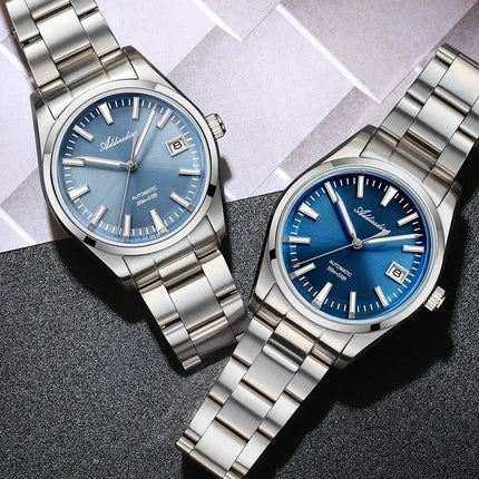 ADDIESDIVE Luxury Classic Automatic Watch Waterproof AR Coated Calendar Display Mechanical Watches Luminous AD2077 Reloj Hombre