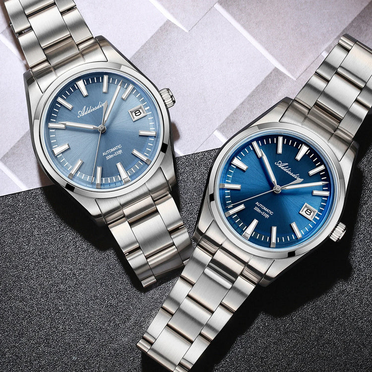 ADDIESDIVE Luxury Classic Automatic Watch Waterproof AR Coated Calendar Display Mechanical Watches Luminous AD2077 Reloj Hombre