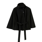 belt black coat