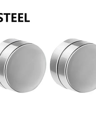 1/3 paia di orecchini magnetici per uomo e donna, magnete CZ nero, orecchino a clip non penetrante, orecchino a magnete rotondo senza piercing platinumshop