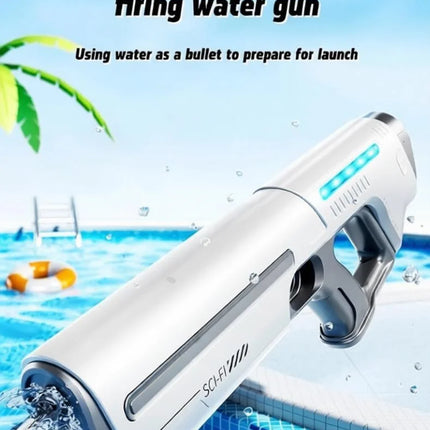Pistole ad Acqua Elettriche per Adulti, Potenti Spruzzi Automatici, Pistole ad Acqua con Serbatoio, Giocattolo Estivo per Bambini e Ragazzi