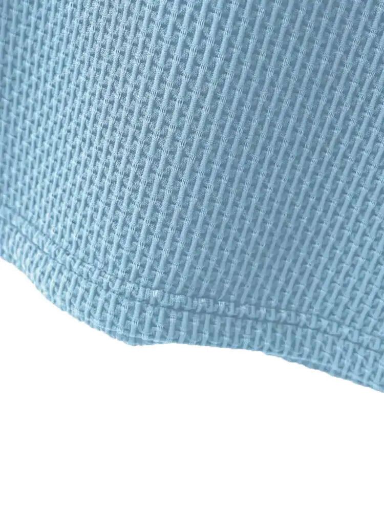 T-shirt estiva a maniche corte da uomo con risvolto in seta ghiacciata, top da uomo