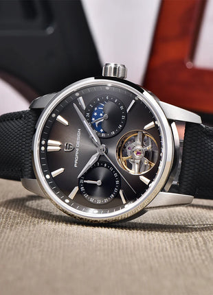 PAGANI DESIGN 41MM Orologio da uomo Orologio meccanico automatico di lusso Orologio da pilota impermeabile in acciaio inossidabile da 100 m PDYS021