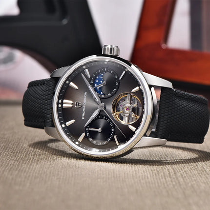PAGANI DESIGN 41MM Orologio da uomo Orologio meccanico automatico di lusso Orologio da pilota impermeabile in acciaio inossidabile da 100 m PDYS021