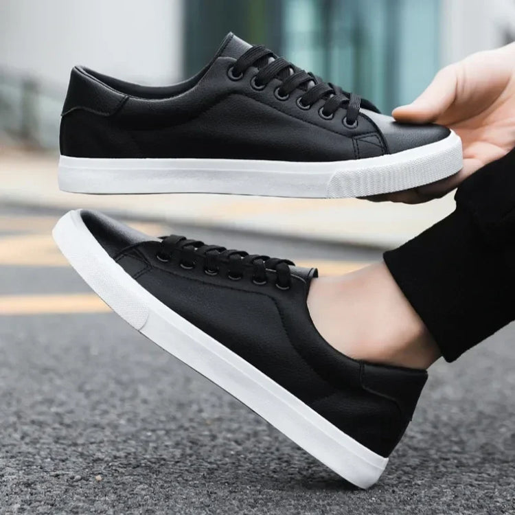 Classic Men Leather Casual Shoes High Quality Comfortable Platform Sneakers Men Flats Shoe Loafers British Jogging Shoe Hot Sale