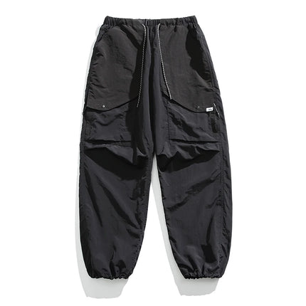 Spring Summer Korean Outdoor Functional Waterproof Cargo Pants For Men Clothing Harajuku Joggers Casual Breathable Pants Male