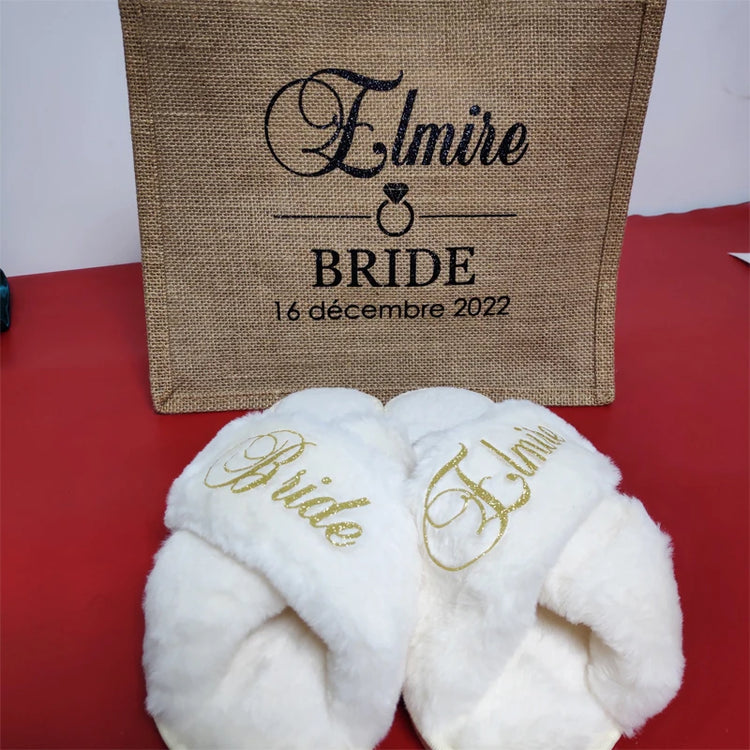 Set regalo bidale personalizzato Donna Abito in raso Sposa Damigella d'onore Matrimonio Camicia da notte Accappatoio