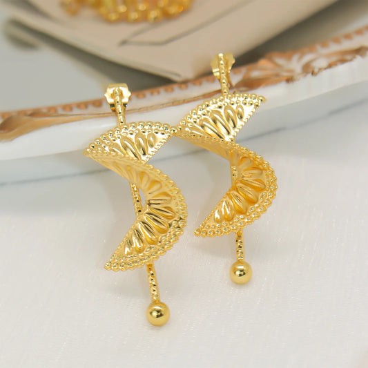 YTJX 2025 Nuovo Twist Grande Orecchino Design Doppia Elica DNA Gine Modello Orecchini a pendaglio Dichiarazione Hip Hop Regali di gioielli per feste ﻿