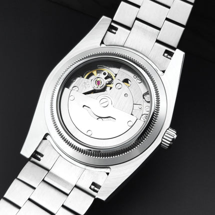 Custom Logo Diy 36/39MM Dial Automatic Mechanical Watches For Man Week Date Type Sapphire Luxury Waterproof Diving Man Watches