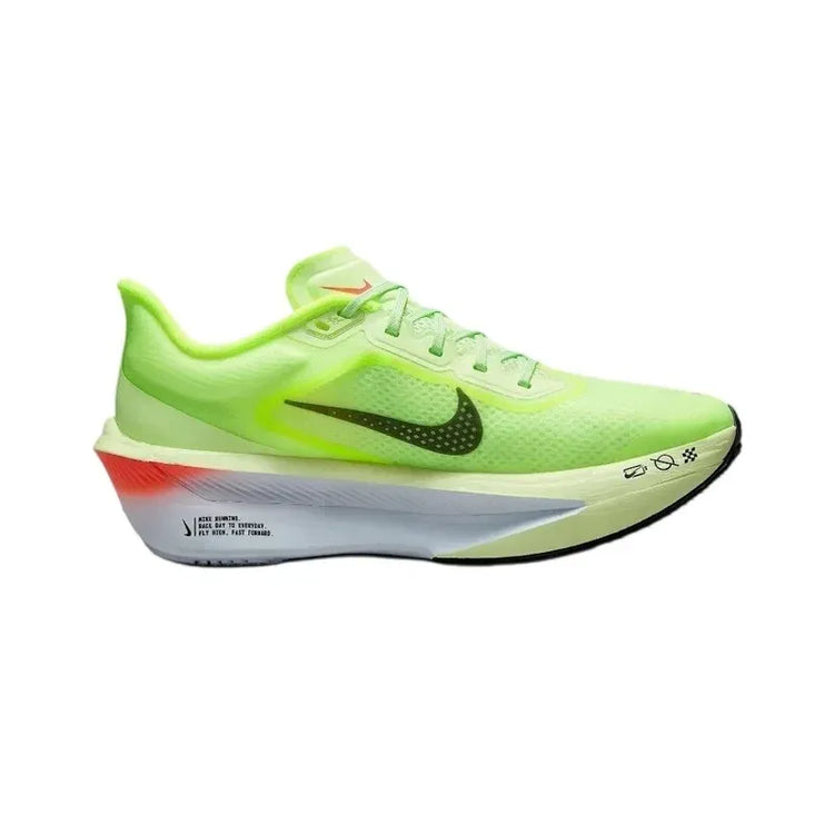 Nike Zoom Fly 6 Men Sneakers, ZoomX Cushion Racing Running Shoes, Breathable Lightweight Trainers Volt Green Purple FN8455-701