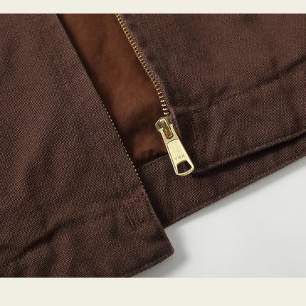 Classic Detroit Jacket J01 American Vintage Workwear Spring/Fall 100% Cotton Canvas Jacket J97 Loose-Fit Lightweight Coat