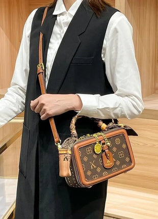 Brand Women's Bag 2025 New Style Light Luxury Western Style High Quality Handbag Designer Casual Versatile Crossbody Bag PlatiNum