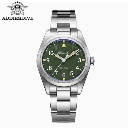 ADDIESDIVE 36mm Men's Luxury Watch VH31 Titanium Alloy  Watch Super Luminous 100m Waterproof Men's Luminous Quartz Watches
