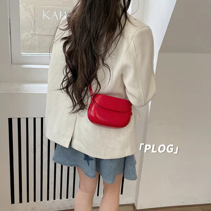 Womens Small Messenger Bag Solid PU Leather Shiny Shoulder Bag Fashion Saddle Bags Flip Buckle Phone Coin Purse Lipstick Storage PlatiNum