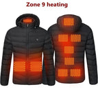 9 Areas heated Black