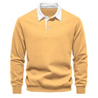 2025 Primavera Autunno Polo Neck Felpe per uomo Moda Smart Casual Cotone Mens Felpe con cappuccio Fe