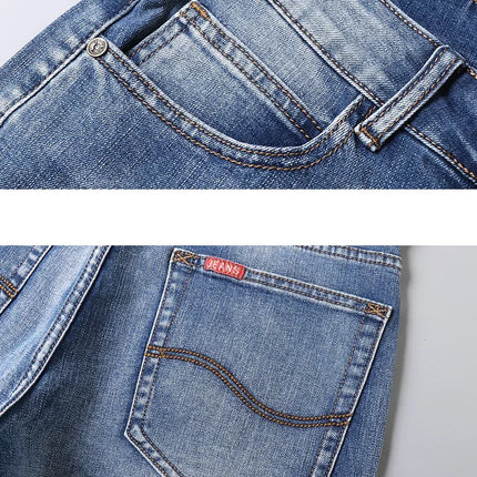 2025 Estate Marca Stretch Sottile Bermuda Masculina Cotone Denim Jeans Jorts Uomo Al Ginocchio Morbido Ropa Hombre Pantaloncini