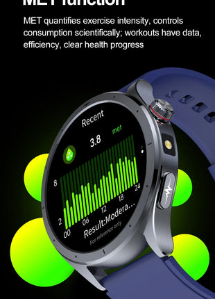 Nuovo Smartwatch 2026 per Analisi del Grasso Corporeo, ECG+PPG, Acido Urico, Pressione Sanguigna, Ossigeno nel Sangue, Orologio con Chiamate per Uomini e Donne platinumshop