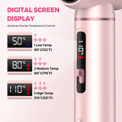 Ukliss 5 in 1 Hair Dryer Hot Comb Set Professional Curling Iron Hair Straightener Styling Tool For Professional Hair Dryer Household