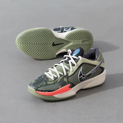 Nike Ammortizzazione Supporto e Stabilità Allenamento Scarpe da basket da gioco reali da uomo, Scarpe da basket mid-top da corte con design anti-torsione resistenti all'usura, Air Zoom G. T Cut Academy Scarpe da basket sport platinumshop