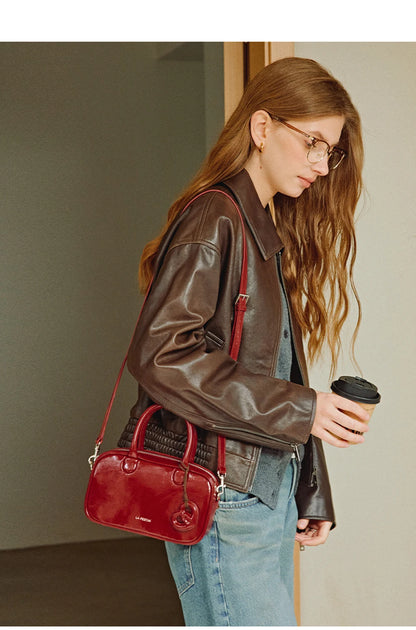 LA FESTIN Original Brand 2025 New Handbag Women Fashion Designer Shoulder Crossbody Bag lady Leather Bag Classic Retro Bag