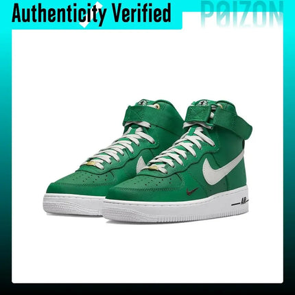 Nike Air Force 1 Skate Shoes Women's High-top Green/White DQ7584-300