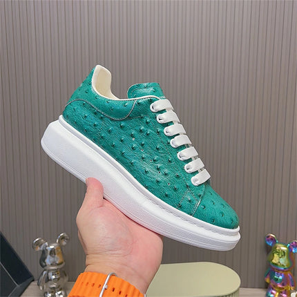 Men Genuine Leather Platform Causal Sneakers Moccasins for Man Black Luxury Brand Designer Loafers High Quality Footwear Shoes