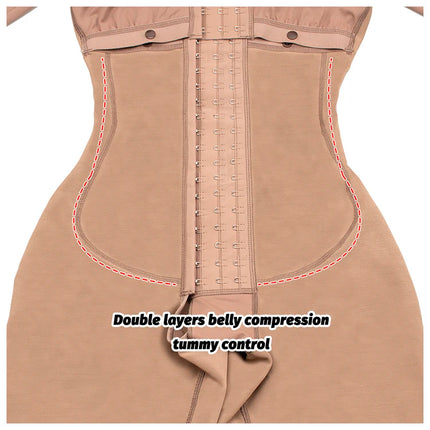 Guaine colombiane per tutto il corpo Shaper Tute ad alta compressione Postoperatorio Dopo il parto Lipo Braccio Vita più sottile Riducendo Shapewear