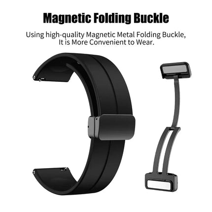 22mm 20mm cinturino magnetico in silicone per Omega X Swatch Joint MoonSwatch cinturino per Xiaomi Watch S4 S3 S2 S1/Huawei GT6Pro GT6 5 4 46 platinumshop