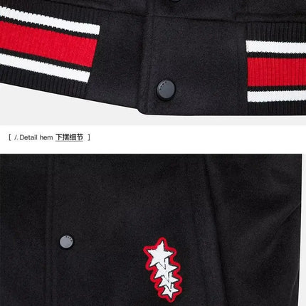 Bomber Jacket Men Women Flocking Hip Hop Loose Casual Patchwork Coat Unisex Embroidery High Street Varsity Baseball Outwear 2023