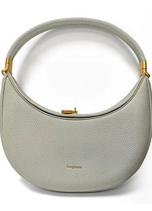2025 Luxury Quality Half Moon Women's Shoulder Bag Crossbody Aesthetic Bags Women's Handbag Lock Catch Designer Underarm Bags PlatiNum