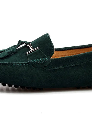 Mocassini da uomo primavera estate scarpe Casual in pelle scamosciata Slip-ons da uomo Luxury Brand Mocassin Man Plus Size 50 51 52 53 per piede grande