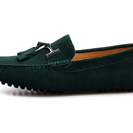 Mocassini da uomo primavera estate scarpe Casual in pelle scamosciata Slip-ons da uomo Luxury Brand Mocassin Man Plus Size 50 51 52 53 per piede grande