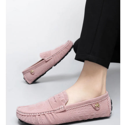 Scarpe Italiane Formali da Uomo, Mocassini in Pelle Fatti a Mano, Scarpe Casual da Guida, Slip-on di Lusso Comodi per Uomo