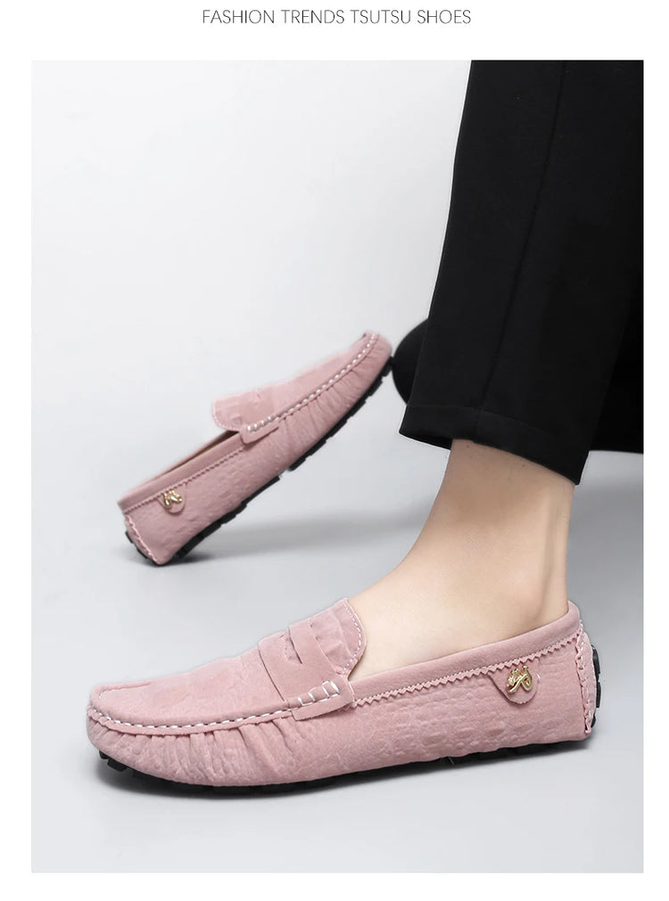 Scarpe Italiane Formali da Uomo, Mocassini in Pelle Fatti a Mano, Scarpe Casual da Guida, Slip-on di Lusso Comodi per Uomo