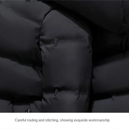 Canada Fashion Winter Jacket for Men Down Coat Parka Men's White Goose Down Jacket Collar Hooded Warm Thick Long Padding M-4XL