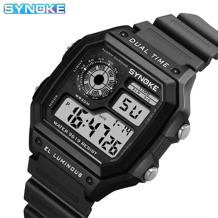 SYNOKE Military Digital Watches Men Sports cronografo luminoso impermeabile maschile orologi da polso elettronici Relogio Masculino platinumshop