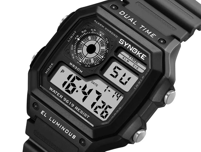 SYNOKE Military Digital Watches Men Sports cronografo luminoso impermeabile maschile orologi da polso elettronici Relogio Masculino platinumshop