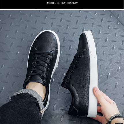 2026 New Fashion Mens Casual Shoes Genuine Leather Designer Lace-up Sneakers High Quality Outdoor walking Mocassin Footwear