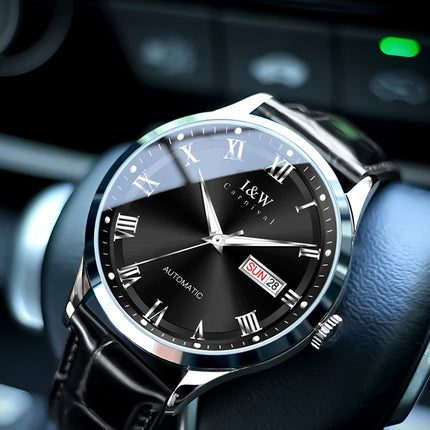 Carnival Brand High-end Series I&W Mechanical Watches Luxury Sapphire MIYOTA Movement Automatic Watches HD Luminous Reloj Hombre