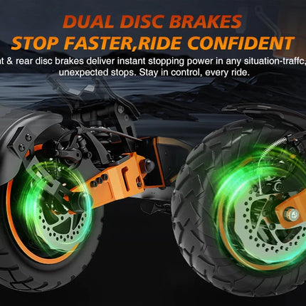 RCB D7 D7 PRO Monopattino Elettrico, Monopattino Elettrico per Adulti, Autonomia 80-110KM,  500W, 25KM/H, Pieghevole, Display LED, Controllo APP, Freni a Disco, Doppia Sospensione, Pneumatici 10 Pollici, Carico 150KG