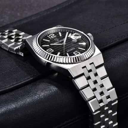 Nuovo Orologio da Polso Meccanico Automatico PAGANI DESIGN 2026 per Uomo, Vetro Zaffiro, Acciaio Inossidabile, Impermeabile, Orologio di Lusso