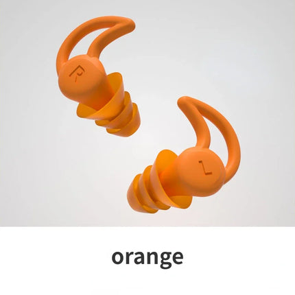 Tappi per Orecchie da Nuoto in Silicone, Protezioni Auricolari Impermeabili a 3 Strati, Tappi Morbidi Antirumore per Adulti