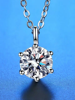Nuova Collana in Argento Sterling 925 con Pendente in Zirconia 5A, Gioiello Raffinato per Donna, Ideale per Matrimoni, Feste e Occasioni Eleganti