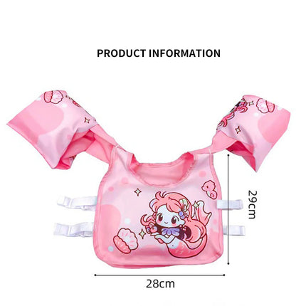 Rooxin Gilet da nuoto senza gonfiaggio Gilet di galleggiamento Anello da nuoto Tubo Accessorio da nuoto per sport acquatici Anello da braccio per nuoto Galleggiante per piscina