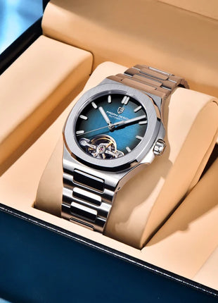 Nuovo Orologio da Uomo PAGANI DESIGN 2026 con Tourbillon Scheletrato, Orologio Automatico di Lusso di Alta Gamma per Uomo, Elegante Orologio da Polso Meccanico Sportivo