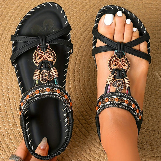 Women's Sandals High Quality Summer Sandals For Woman Shoes Summer Footwear Bohemia Sandalias De Mujer New Flat Sandals Women