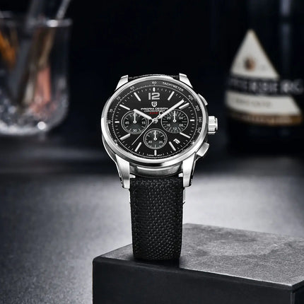 Orologio al Quarzo da Uomo Pagani Design VK63, 41MM, Vetro Zaffiro, Impermeabile 10 Bar, Sportivo, Reloj Hombre