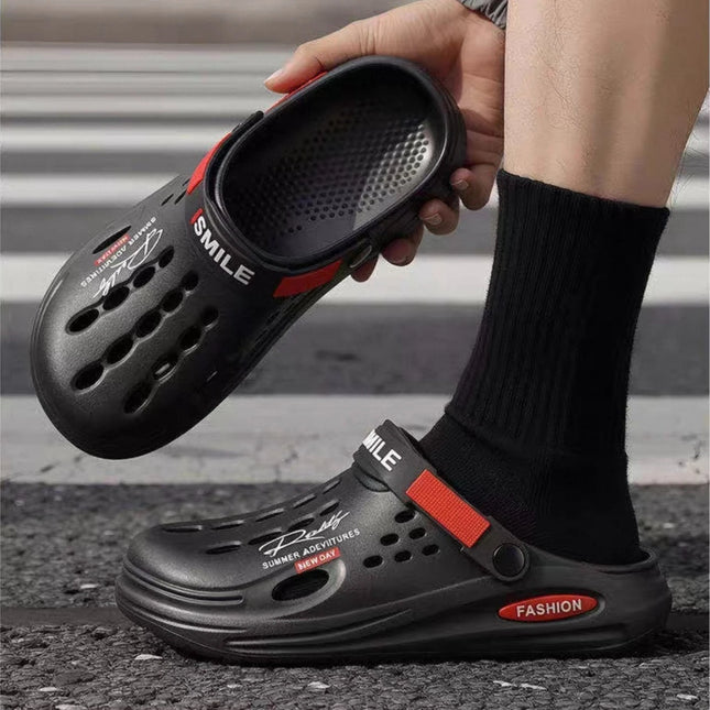 Ciabatte Unisex in EVA Traspiranti Antiscivolo con Suola Spessa, Scarpe Forate ad Asciugatura Rapida, Ciabatte Casual per Uomo e Donna, Ideali per Spiaggia, Giardino e Attività all'Aperto